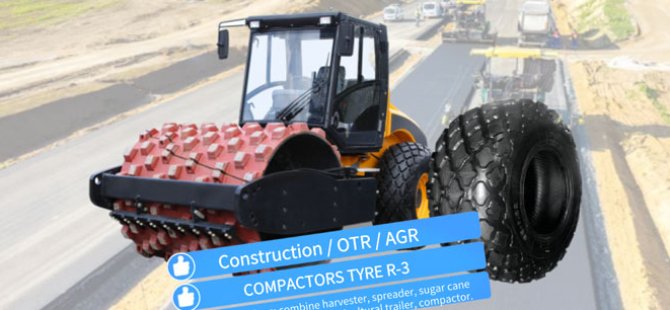 OTR / CONSTRUCTION COMPACTOR TYRE R-3